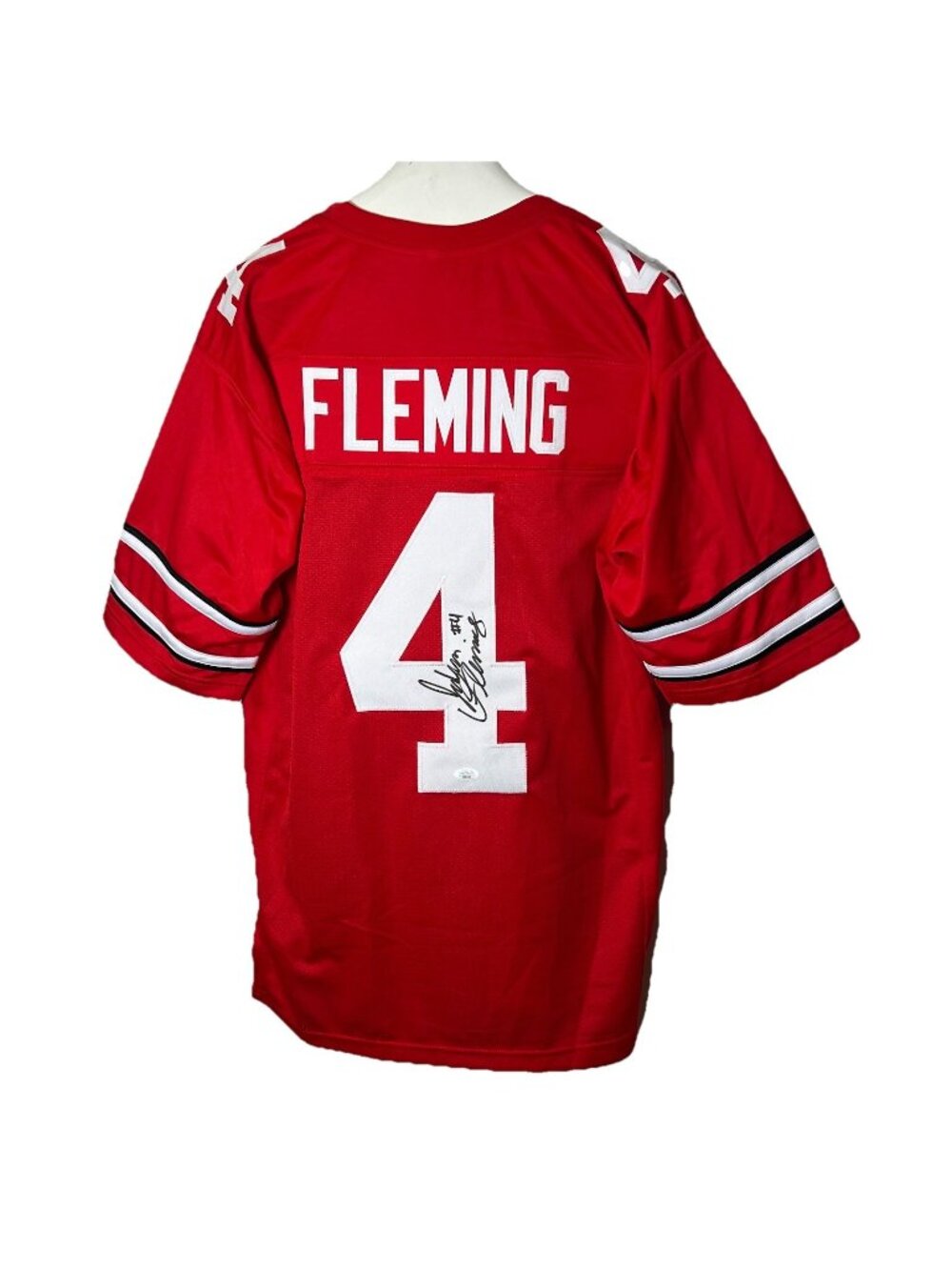 Julian Fleming Autographed The Ohio State Buckees OSU Jersey JSA COA Penn State